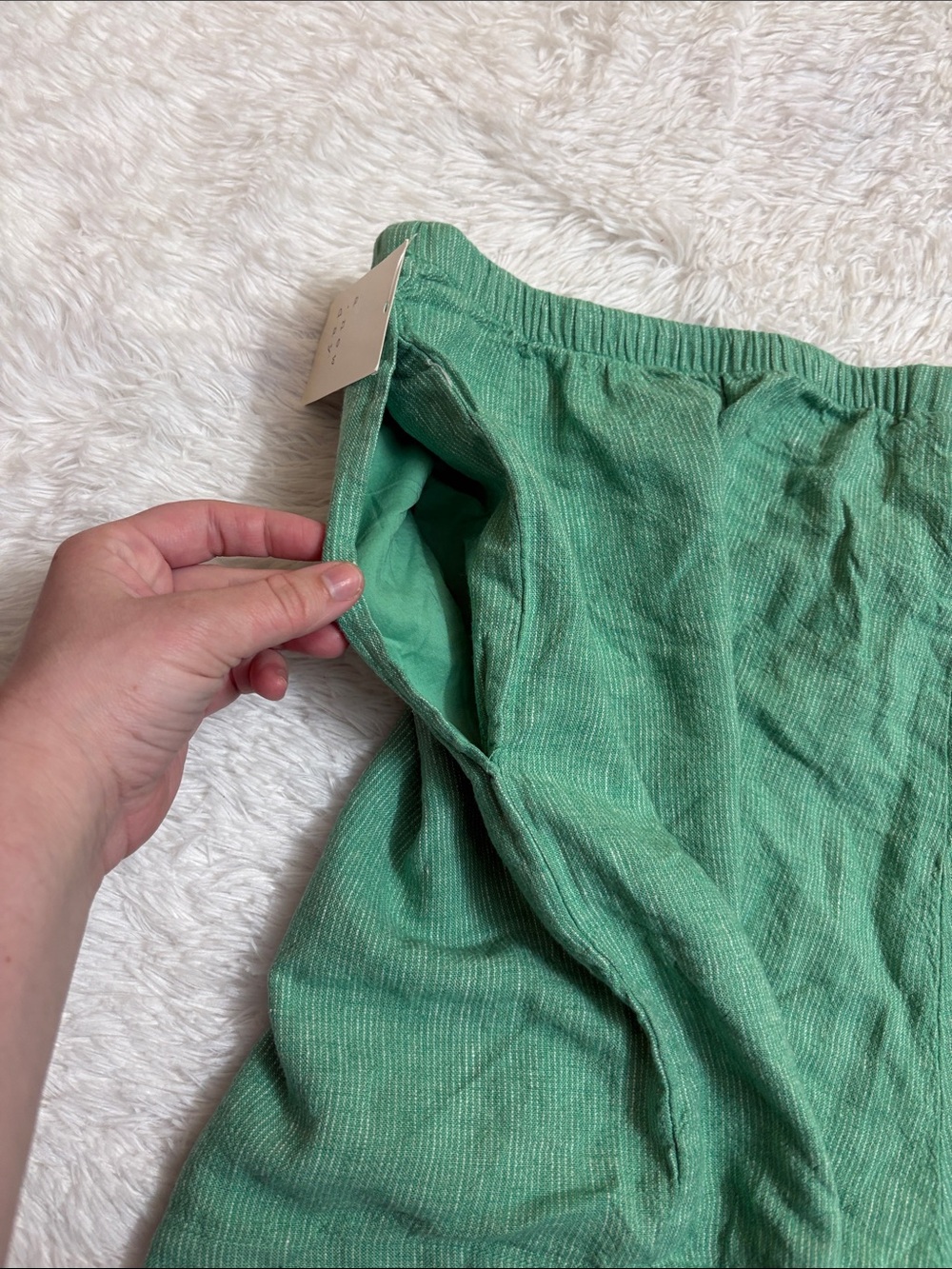 NWT A New Day Green Pull On Shorts Size 2X - Picture 7 of 13